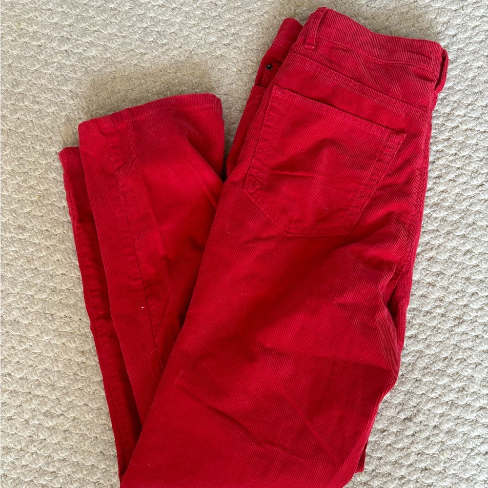 red pants